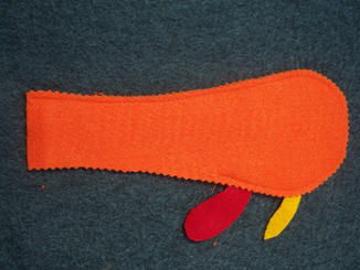 felt turkey pattern